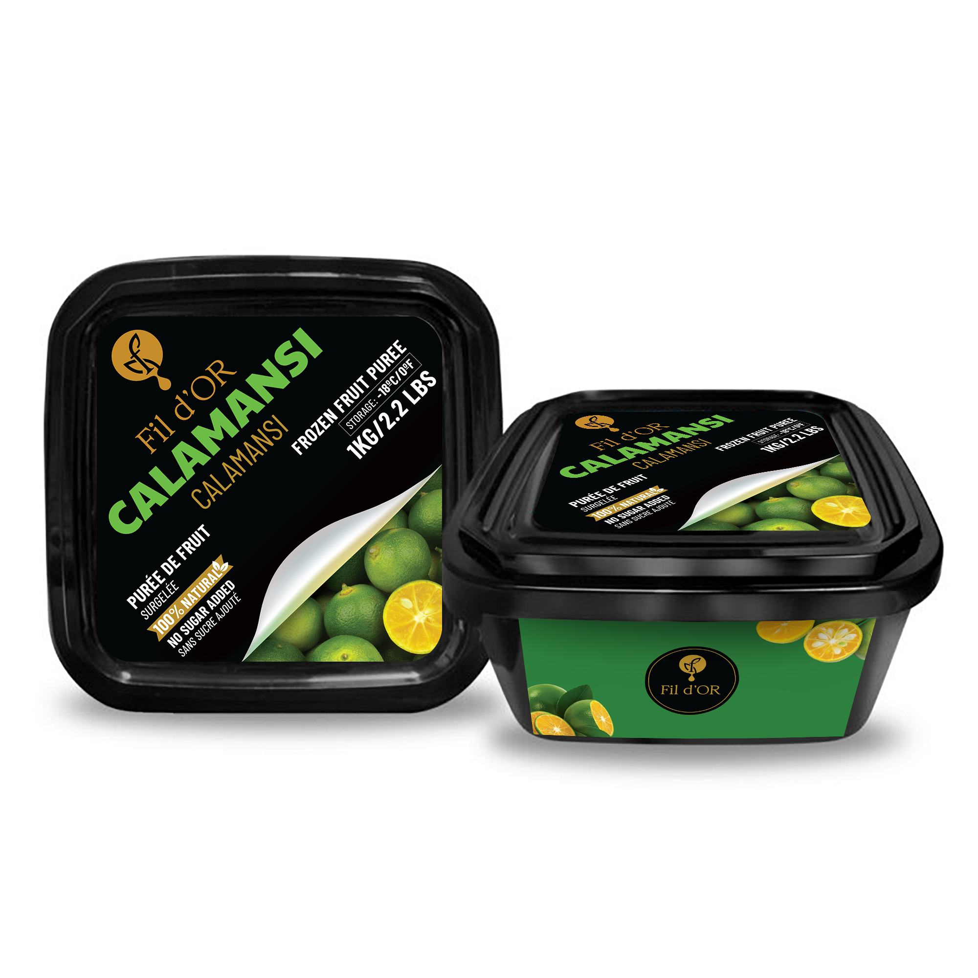 Frozen Calamansi Fruit Puree Supplier Fil d'OR Fruits